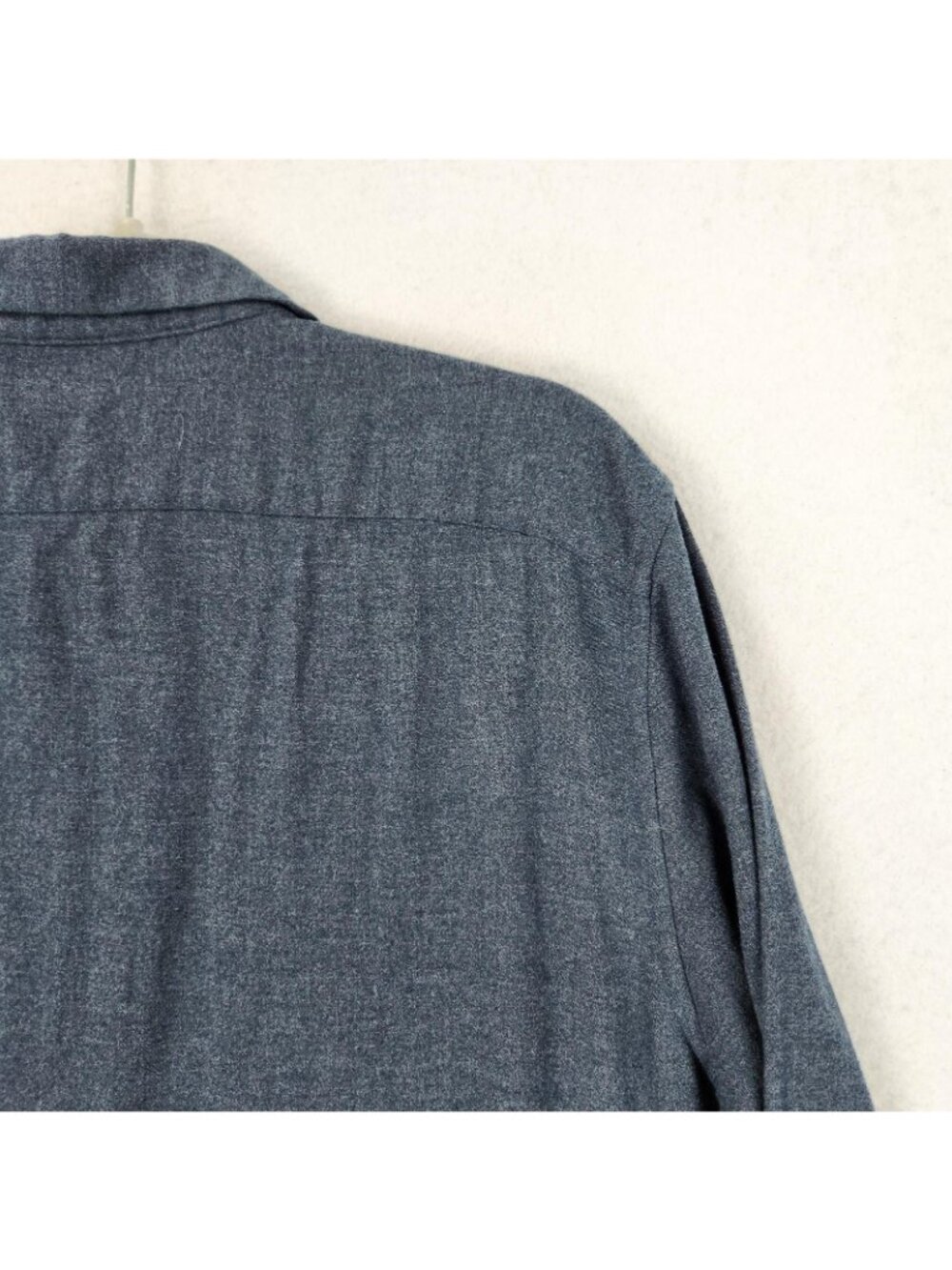 Banana Republic Shirt Mens XL Blue Flannel Button Front Long Sleeve Pockets - Picture 9 of 10